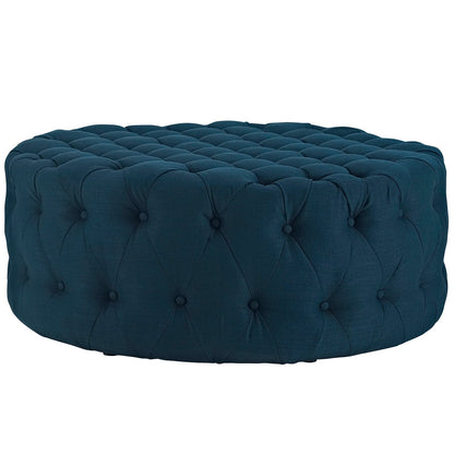 Amour Upholstered Fabric Ottoman By HouseBean