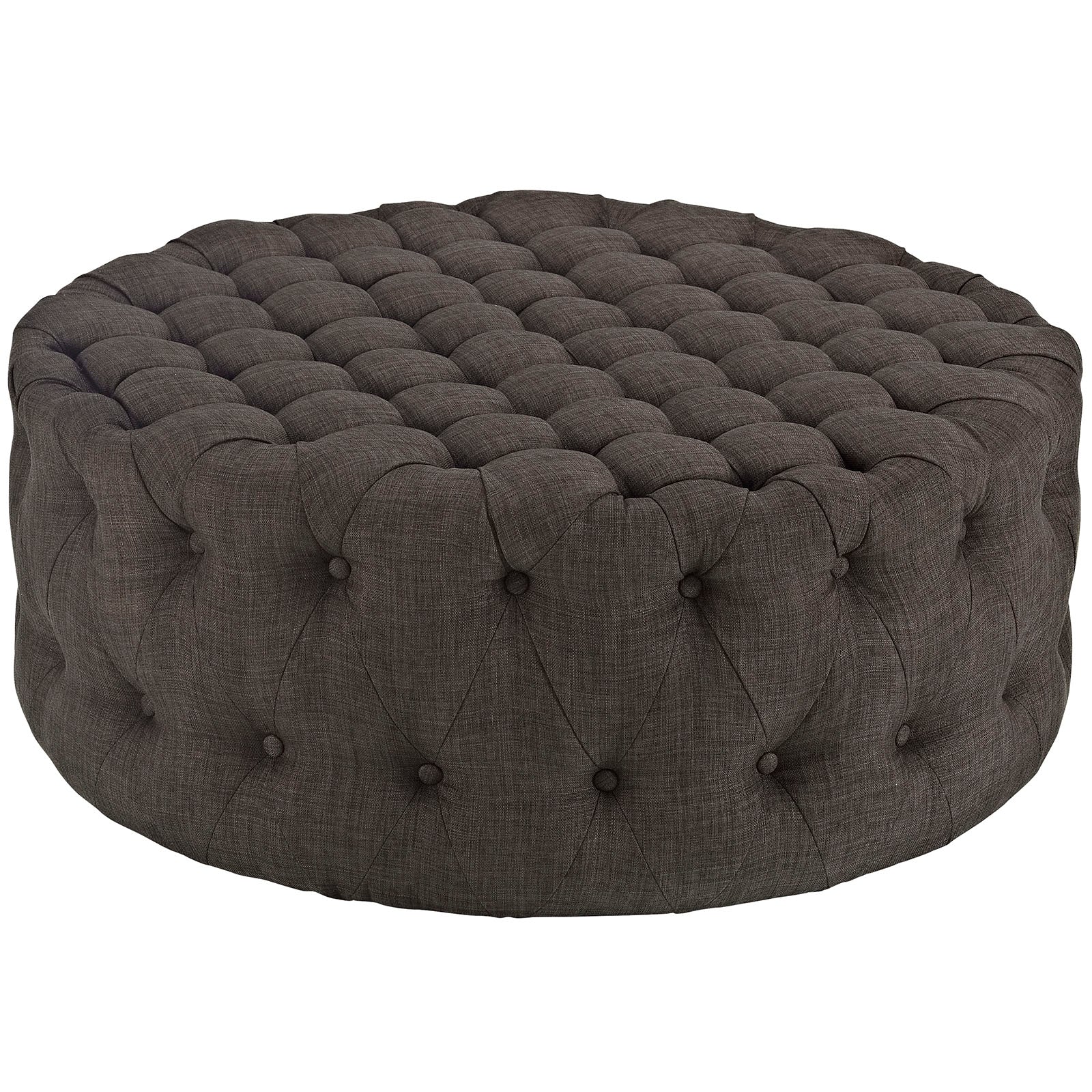 Amour Upholstered Fabric Ottoman By HouseBean