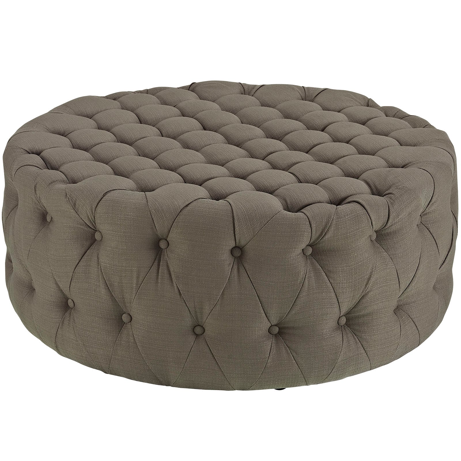 Amour Upholstered Fabric Ottoman By HouseBean