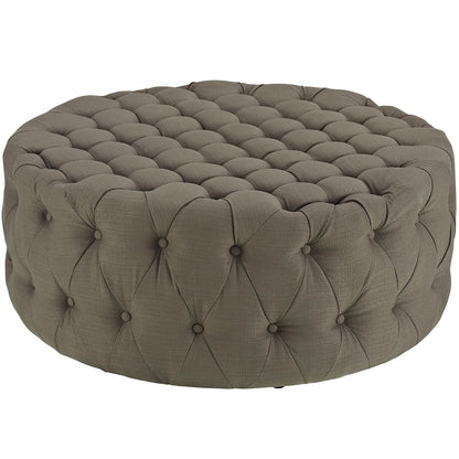 Amour Upholstered Fabric Ottoman By HouseBean