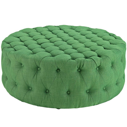 Amour Upholstered Fabric Ottoman By HouseBean