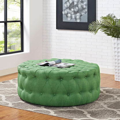 Amour Upholstered Fabric Ottoman By HouseBean