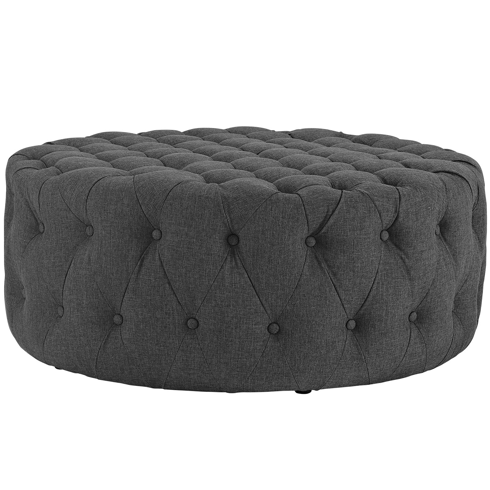 Amour Upholstered Fabric Ottoman By HouseBean