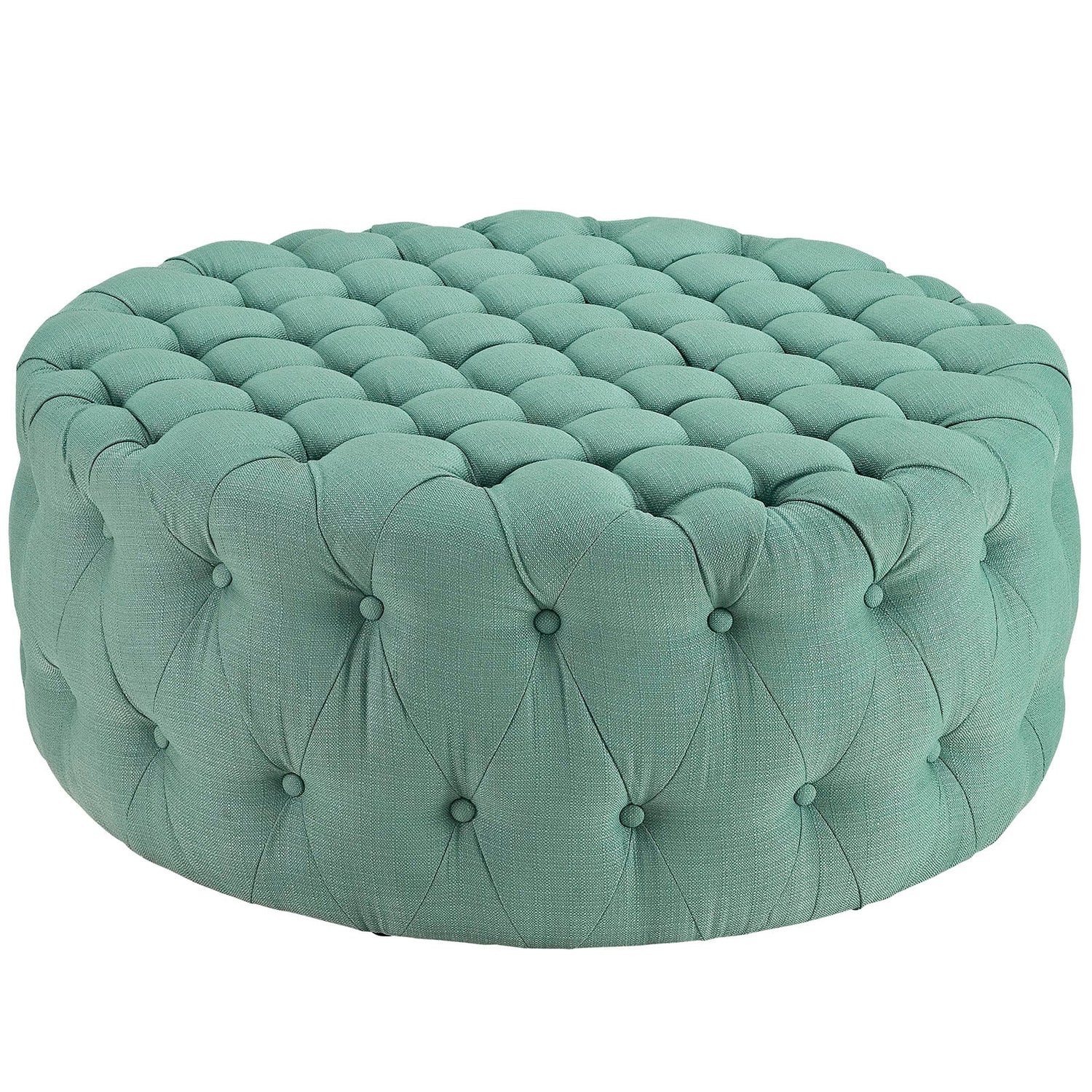 Amour Upholstered Fabric Ottoman By HouseBean