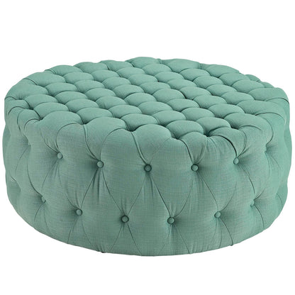 Amour Upholstered Fabric Ottoman By HouseBean