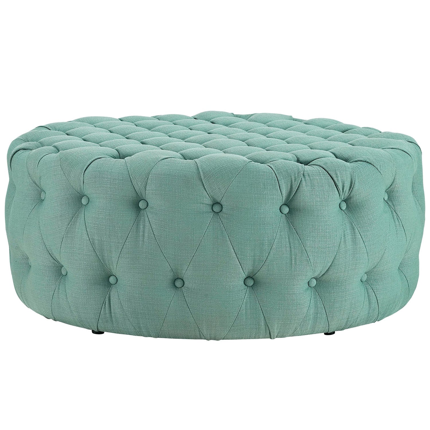 Amour Upholstered Fabric Ottoman By HouseBean