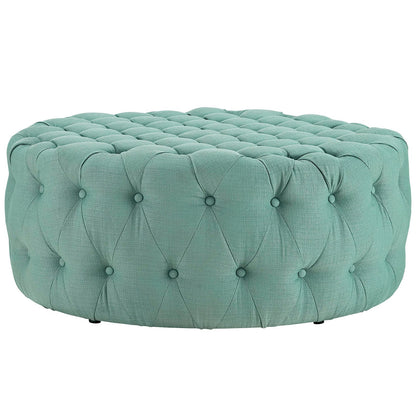 Amour Upholstered Fabric Ottoman By HouseBean