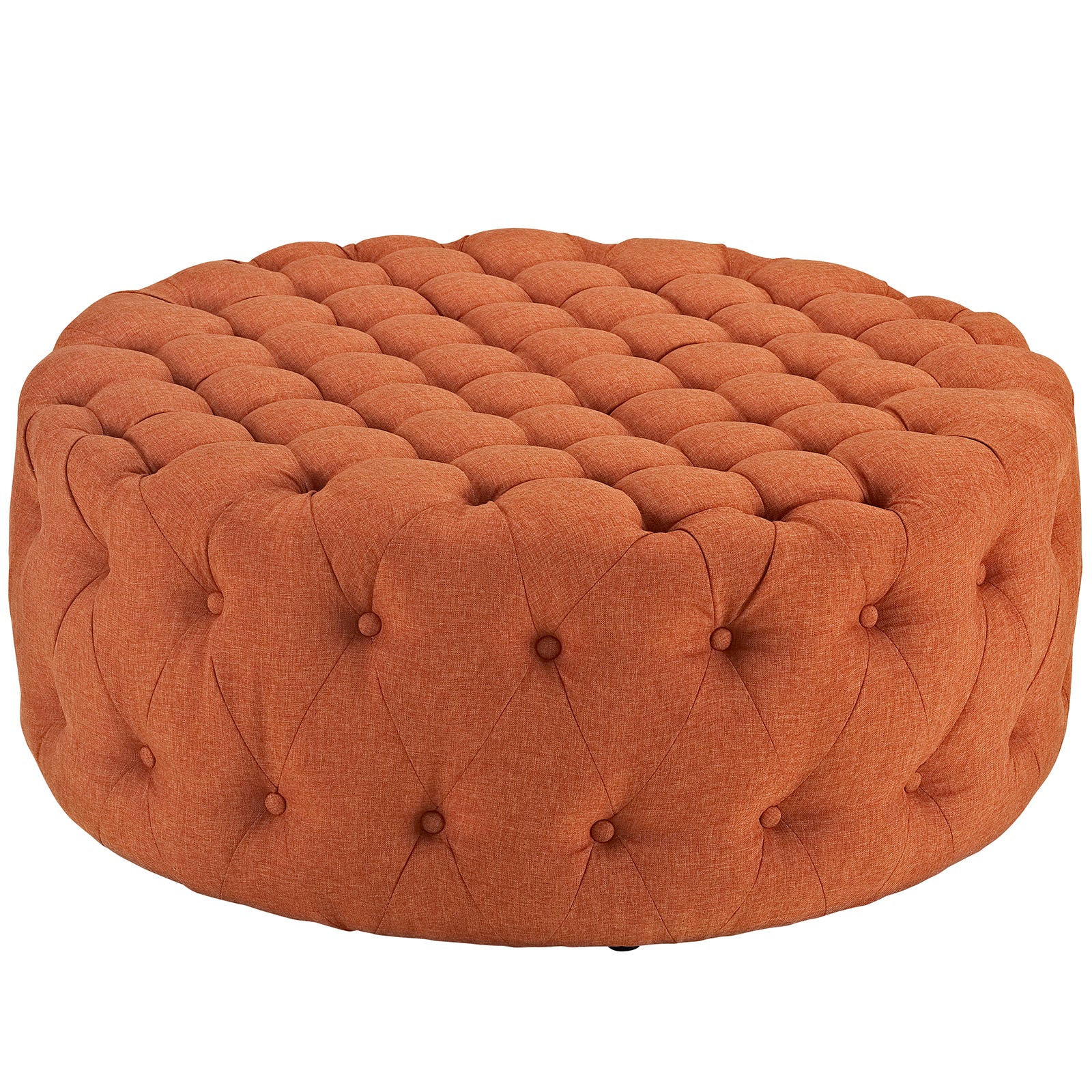 Amour Upholstered Fabric Ottoman By HouseBean