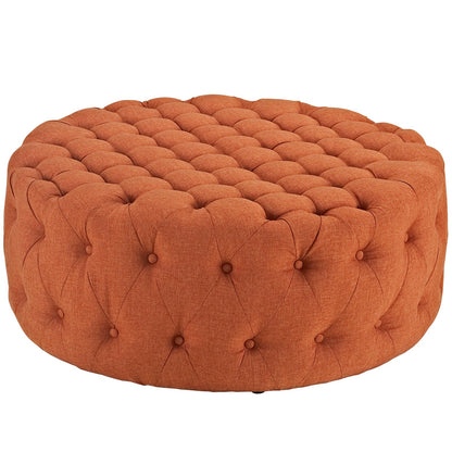 Amour Upholstered Fabric Ottoman By HouseBean