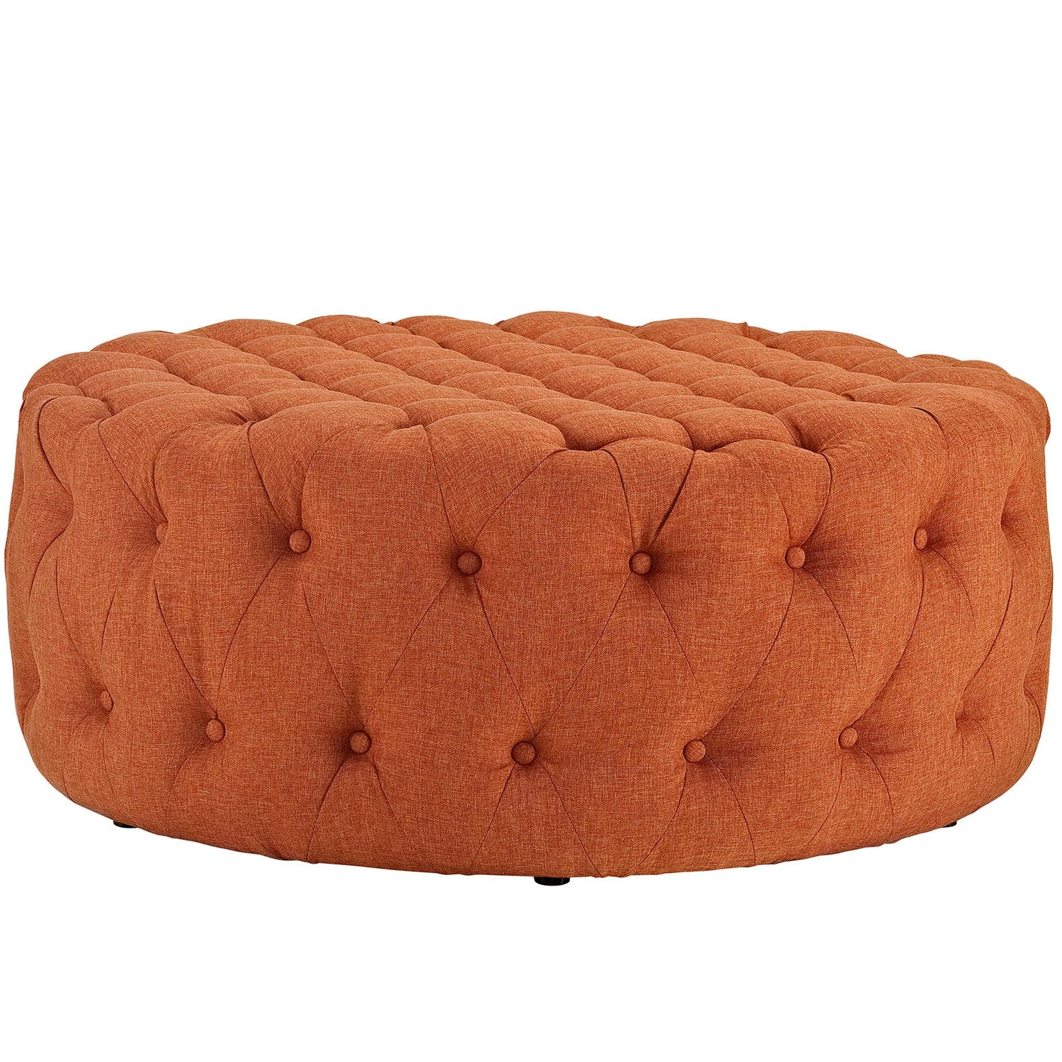 Amour Upholstered Fabric Ottoman By HouseBean