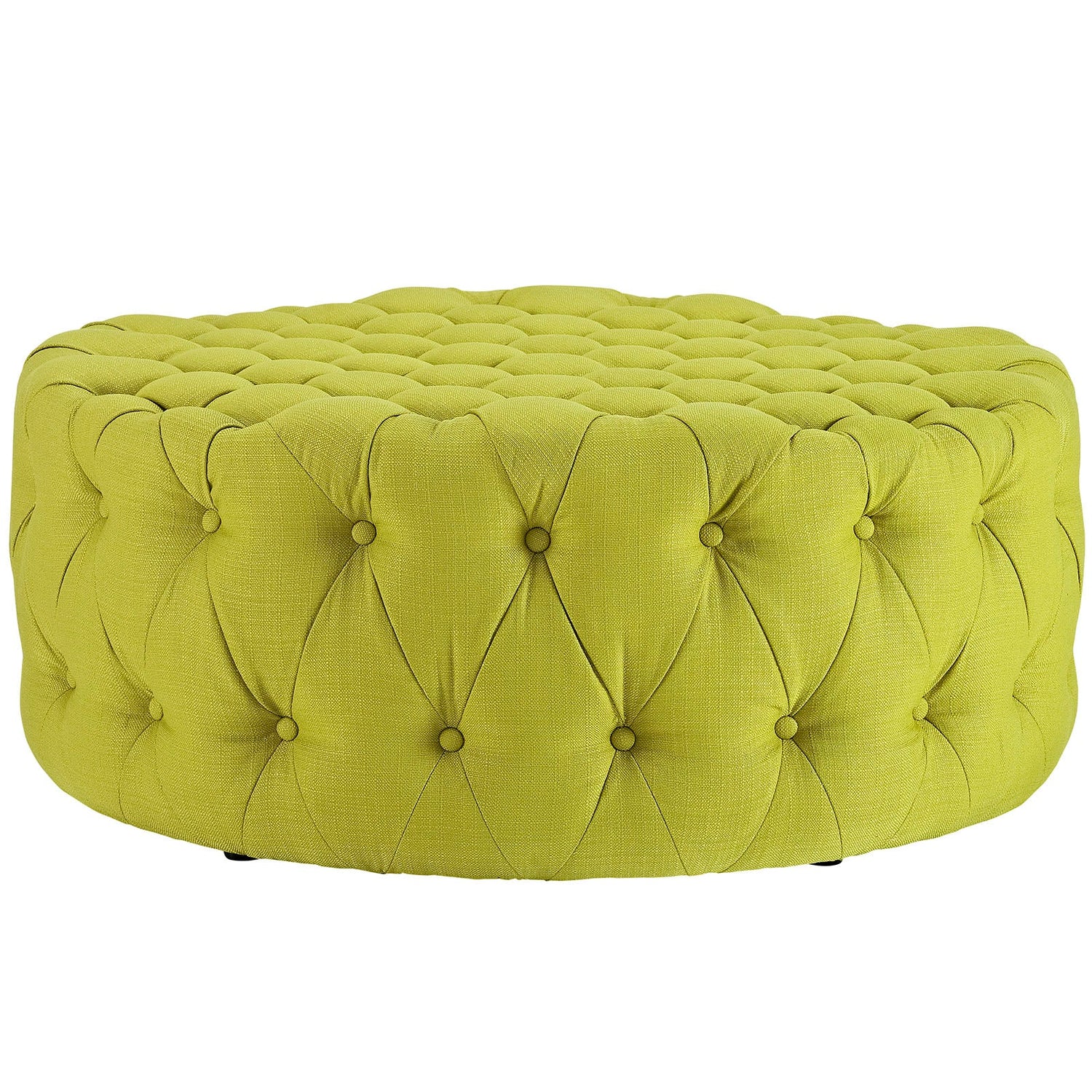 Amour Upholstered Fabric Ottoman By HouseBean