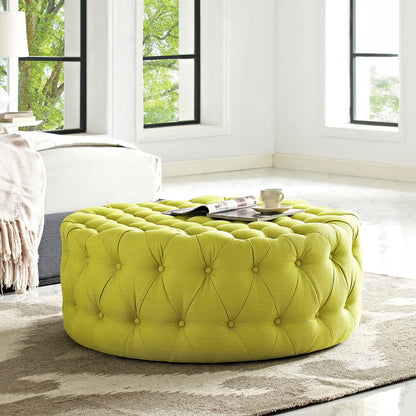 Amour Upholstered Fabric Ottoman By HouseBean