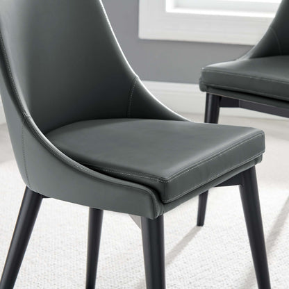 Viscount Vegan Leather Dining Chair by Modway