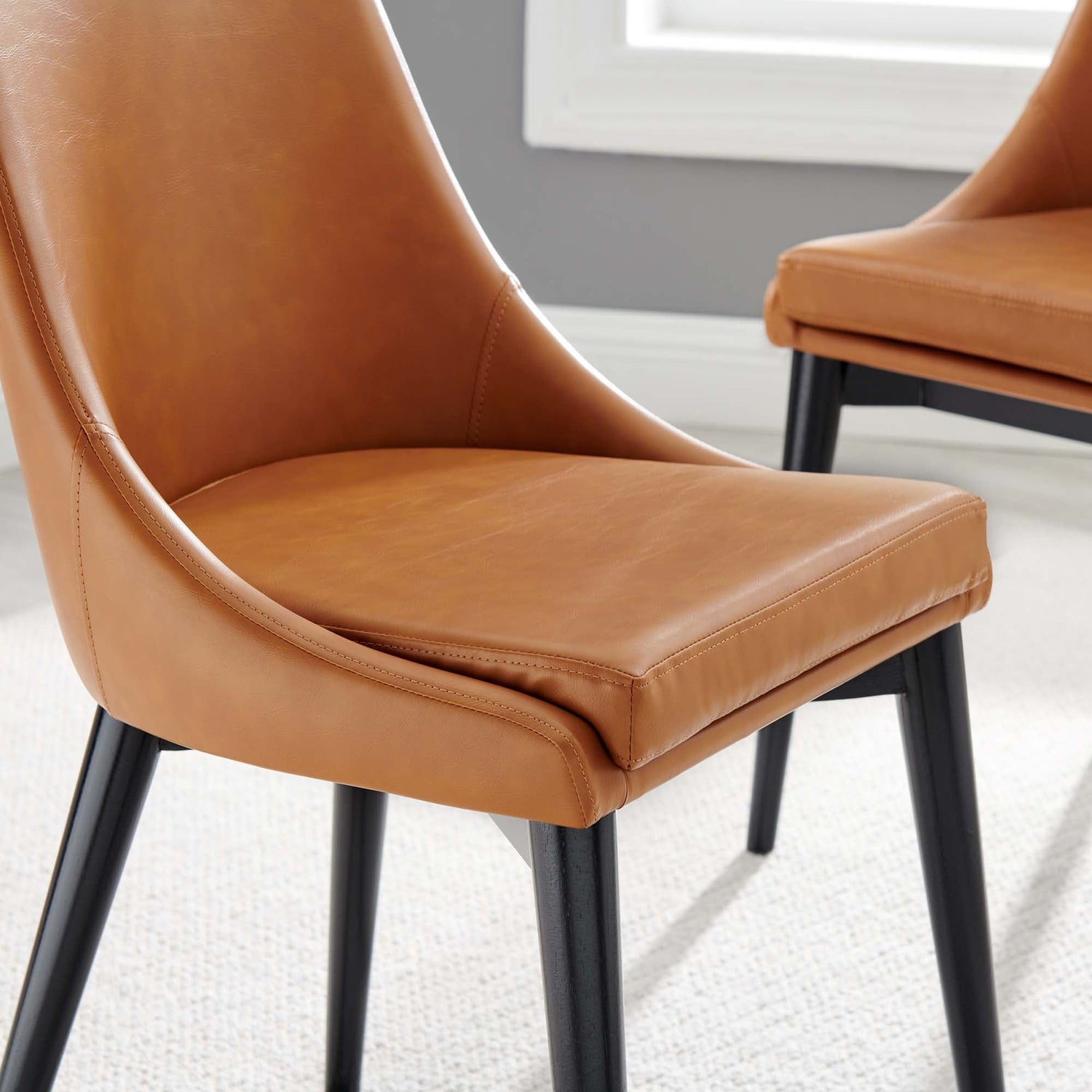 Viscount Vegan Leather Dining Chair by Modway
