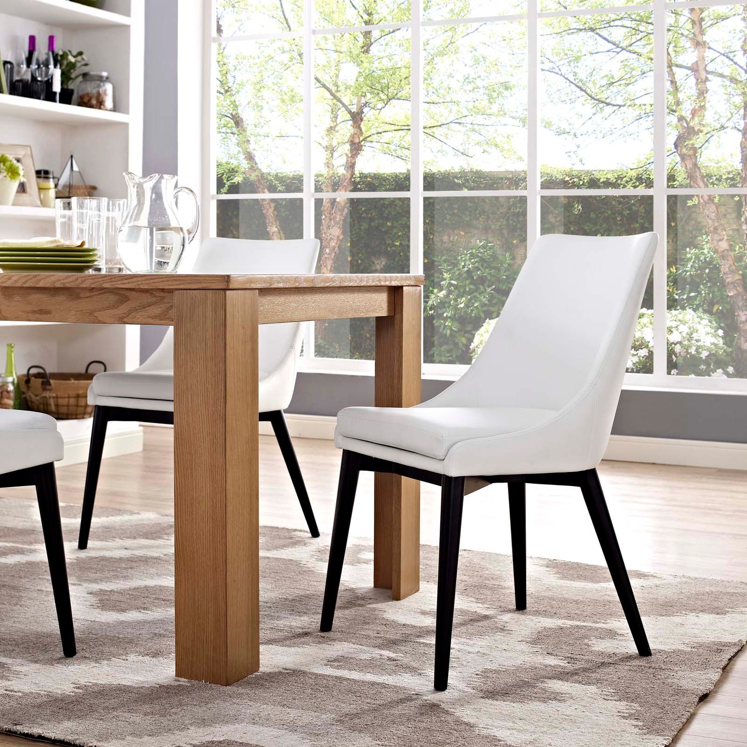 Viscount Vegan Leather Dining Chair by Modway
