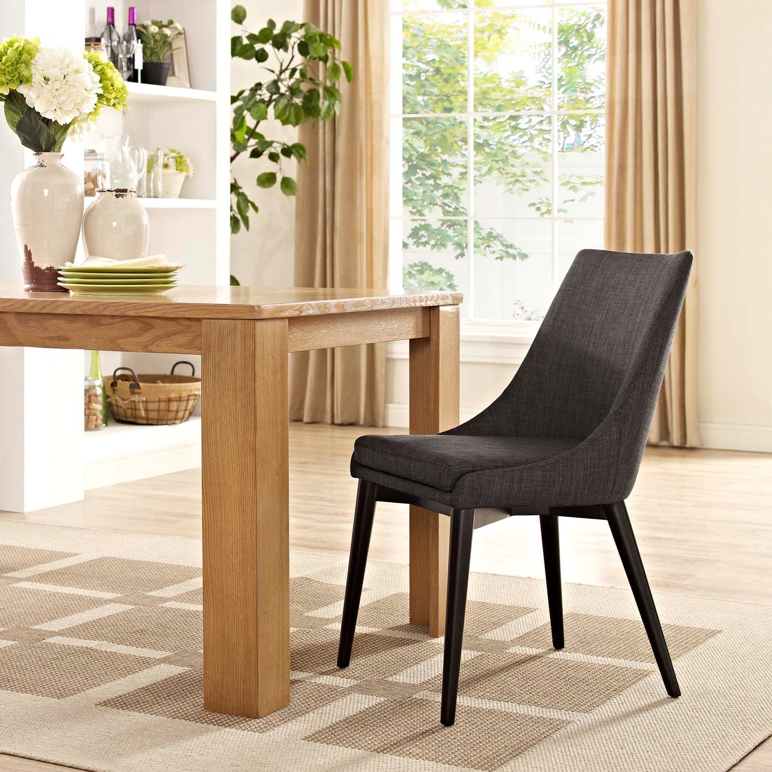 Viscount Fabric Dining Chair by Modway