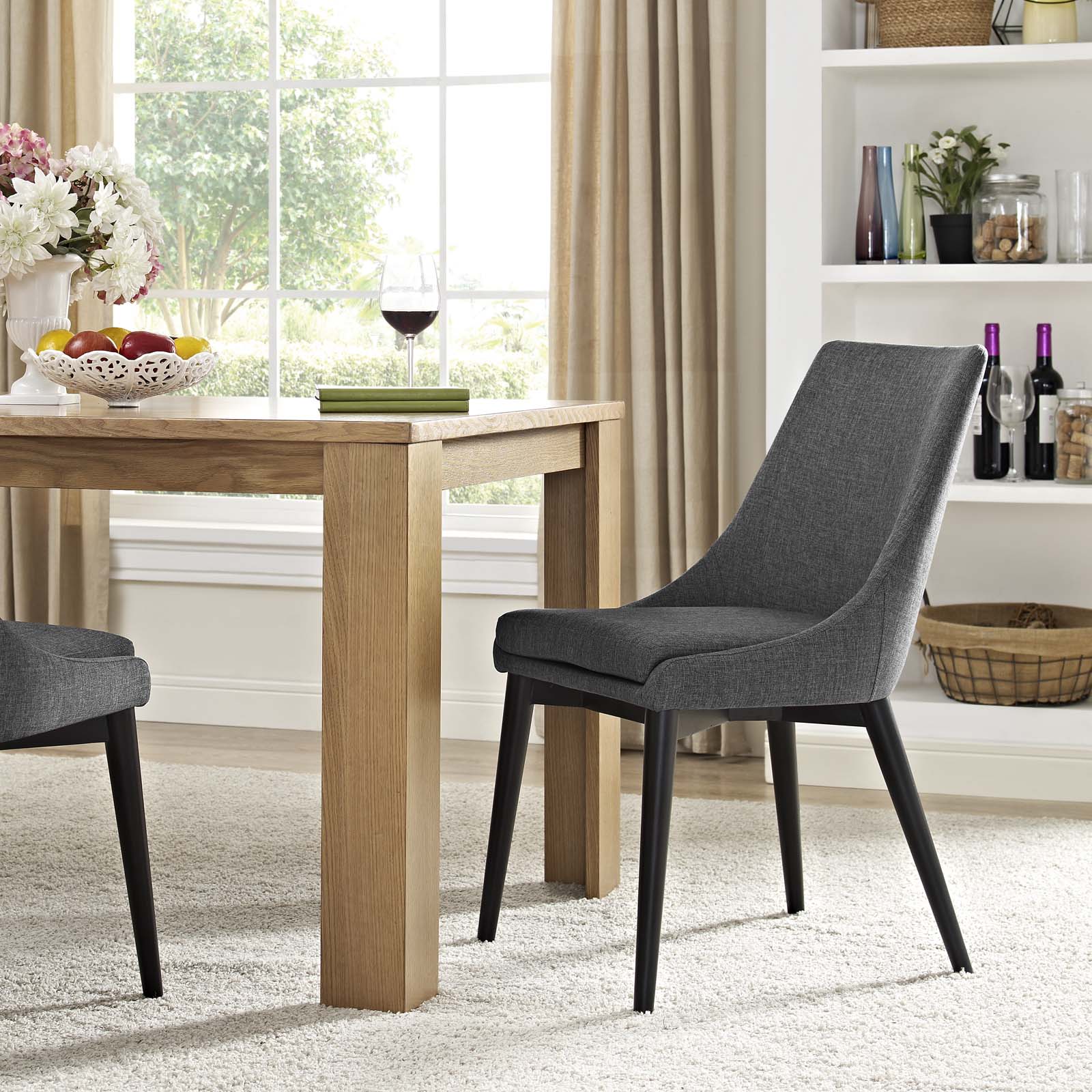 Viscount Fabric Dining Chair by Modway