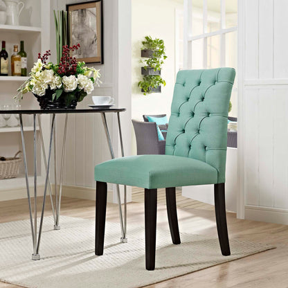 Duchess Button Tufted Fabric Dining Chair by Modway
