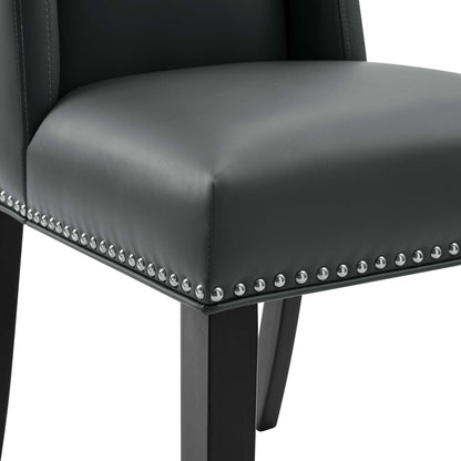 Baron Vegan Leather Dining Chair by Modway