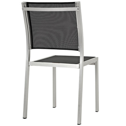 Shore Outdoor Patio Aluminum Side Chair By HouseBean