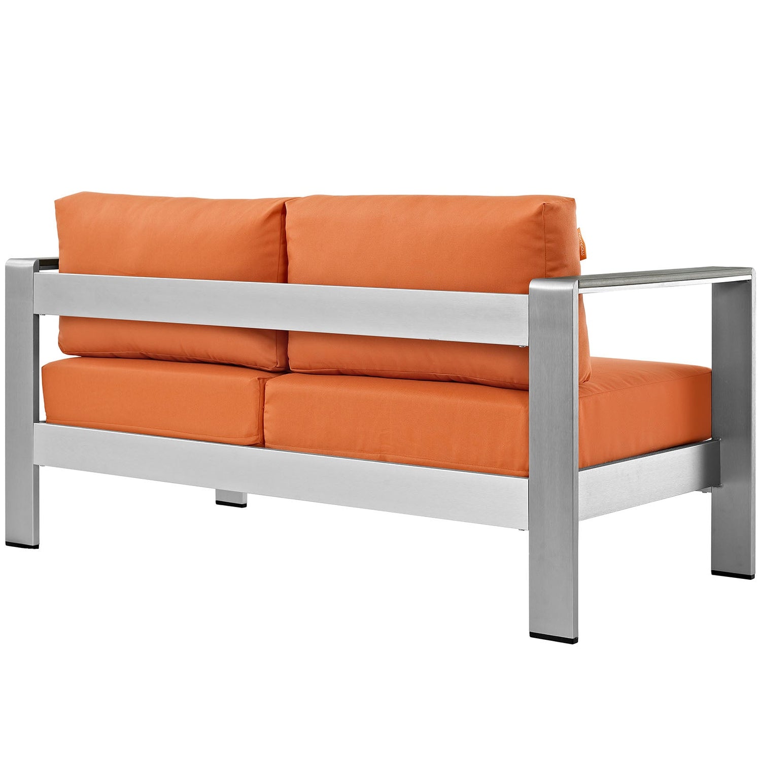 Shore Outdoor Patio Aluminum Loveseat By HouseBean