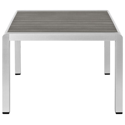 Shore Outdoor Patio Aluminum Coffee Table By HouseBean