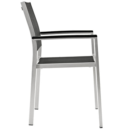 Shore Outdoor Patio Aluminum Dining Chair By HouseBean