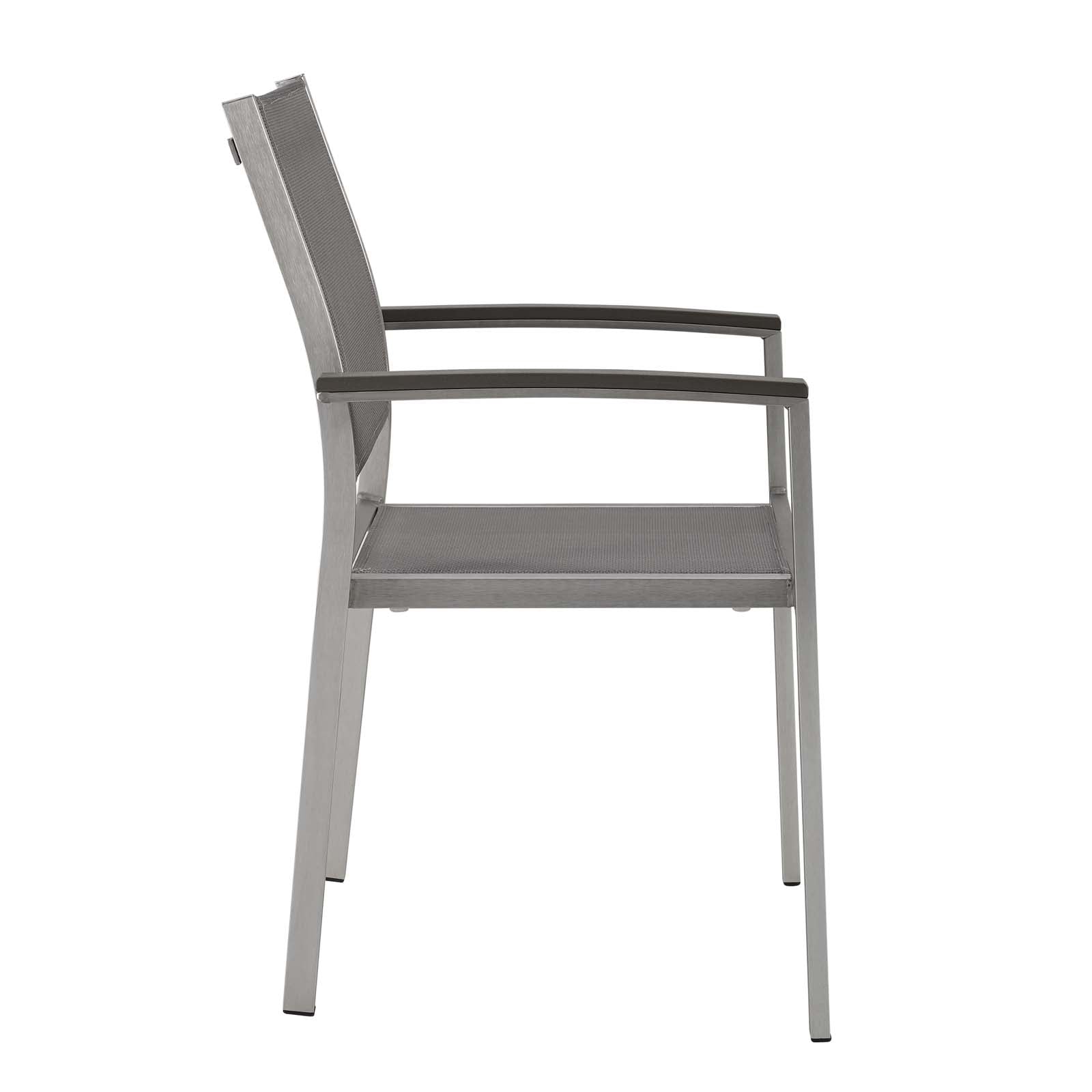 Shore Outdoor Patio Aluminum Dining Chair By HouseBean