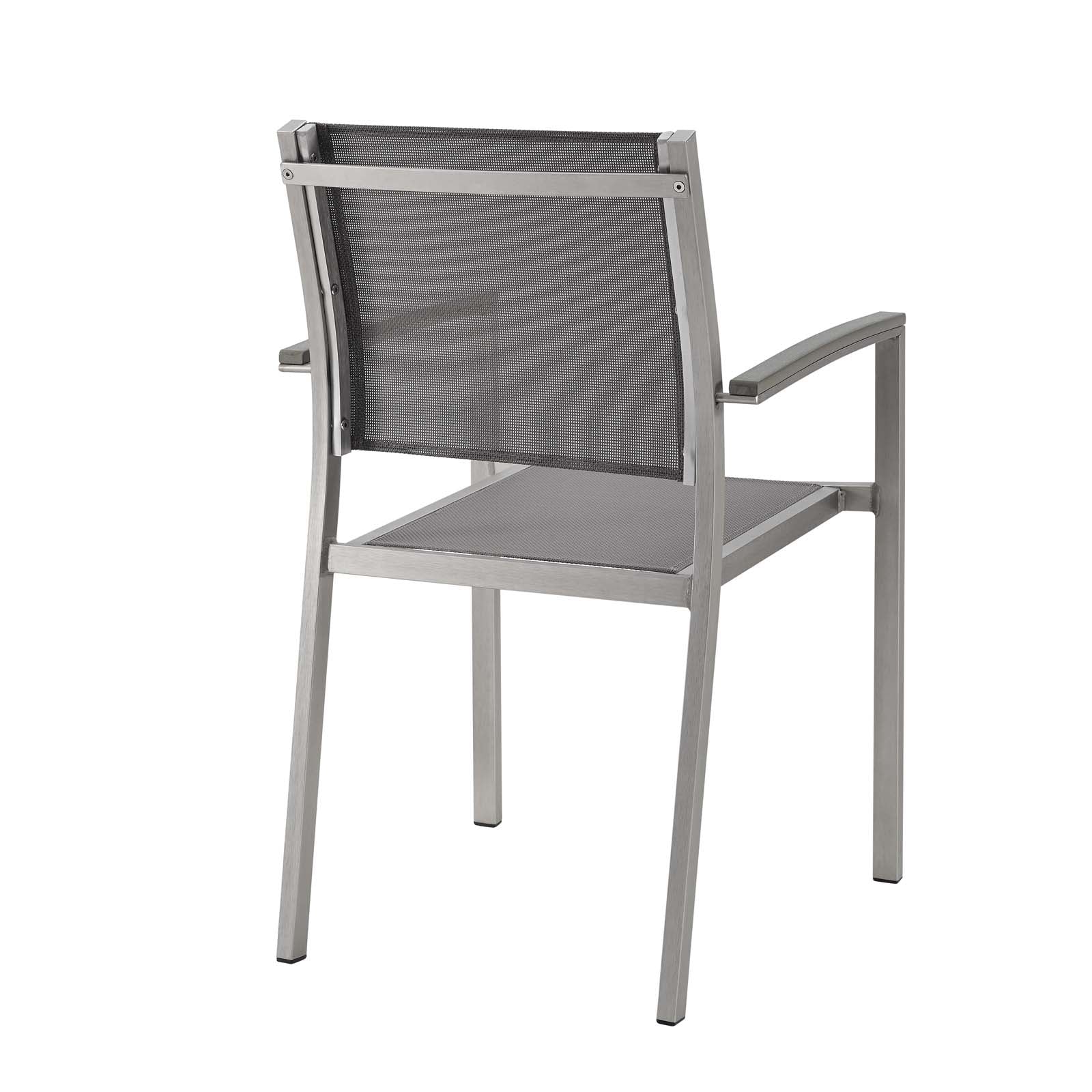 Shore Outdoor Patio Aluminum Dining Chair By HouseBean