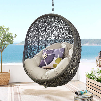 Hide Outdoor Patio Swing Chair With Stand By HouseBean