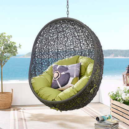 Hide Outdoor Patio Swing Chair With Stand By HouseBean