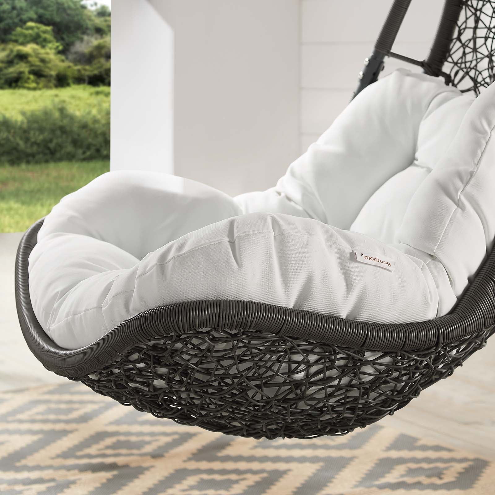 Abate Outdoor Patio Swing Chair With Stand By HouseBean