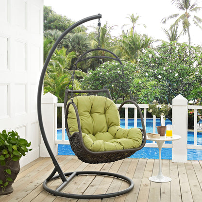 Arbor Outdoor Patio Wood Swing Chair By HouseBean