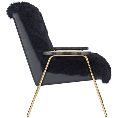 Sprint Sheepskin Armchair by Modway