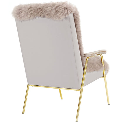 Sprint Sheepskin Armchair by Modway