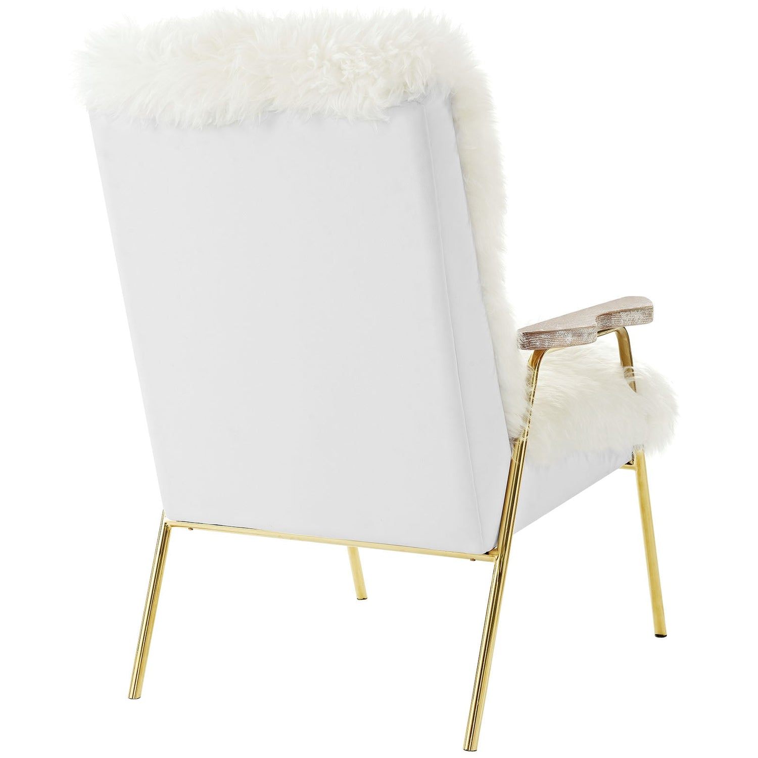 Sprint Sheepskin Armchair by Modway