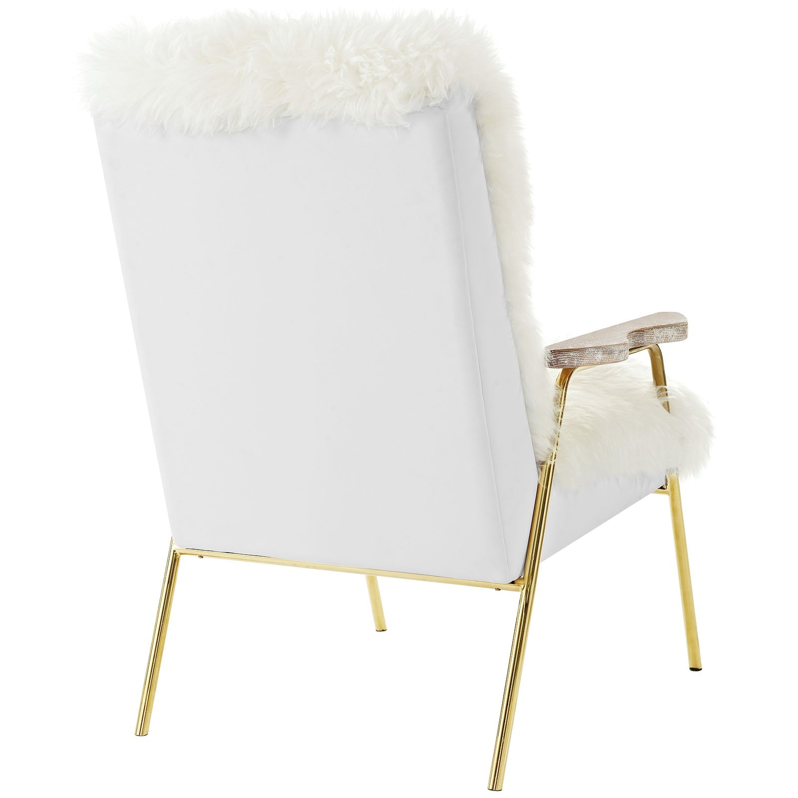 Sprint Sheepskin Armchair by Modway