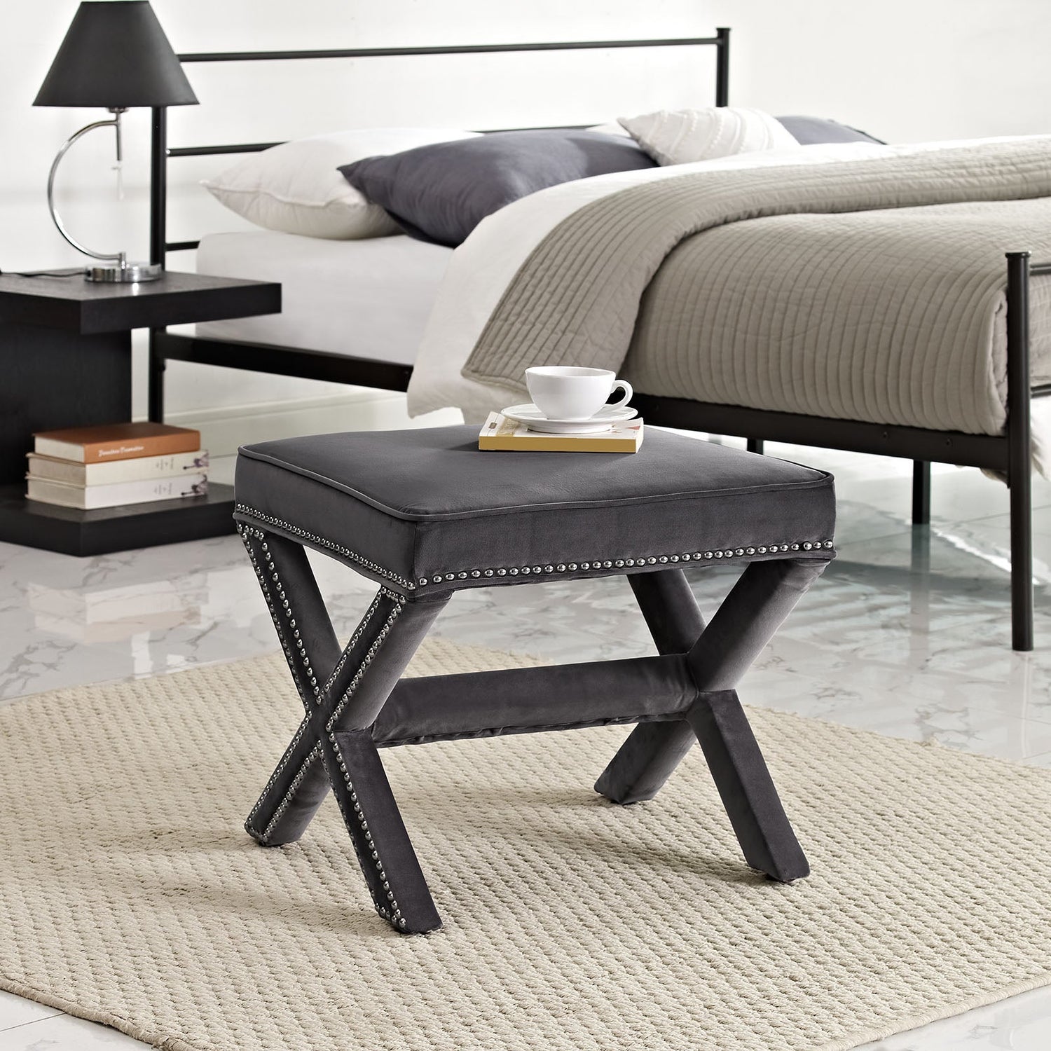Rivet Bench by Modway