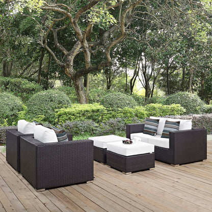 Convene 5 Piece Outdoor Patio Sofa Set By HouseBean