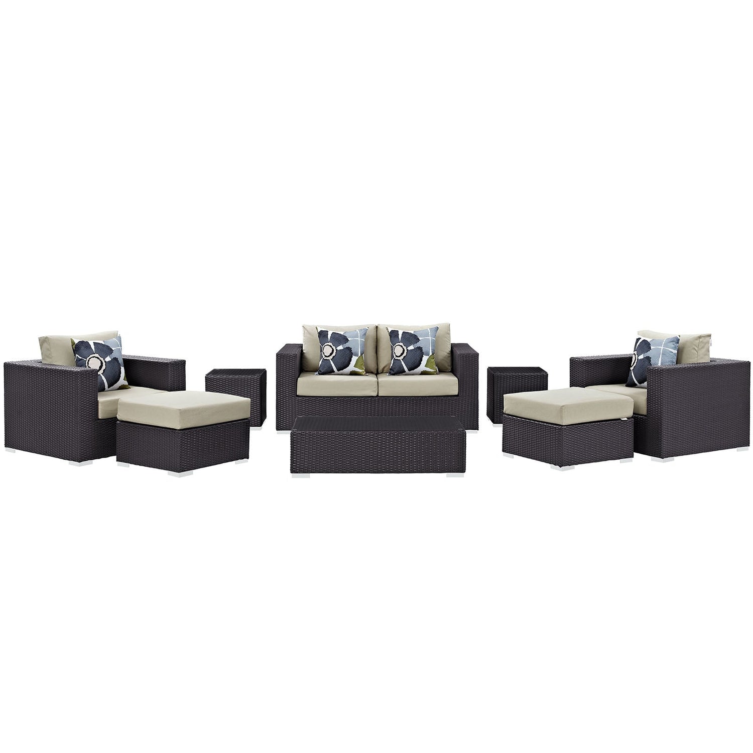 Convene 8 Piece Outdoor Patio Sofa Set By HouseBean