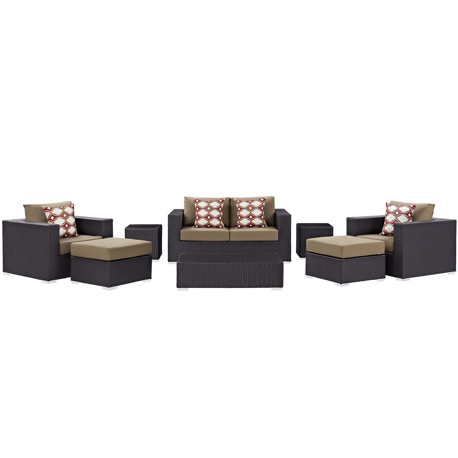 Convene 8 Piece Outdoor Patio Sofa Set By HouseBean