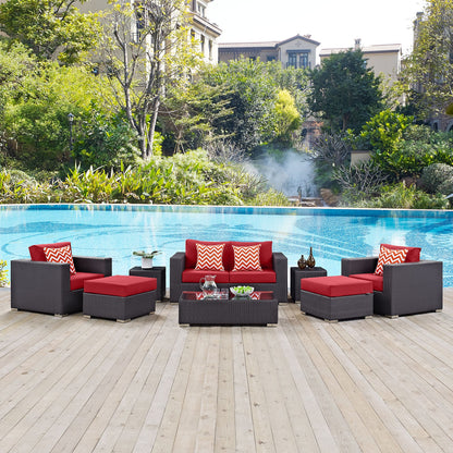 Convene 8 Piece Outdoor Patio Sofa Set By HouseBean