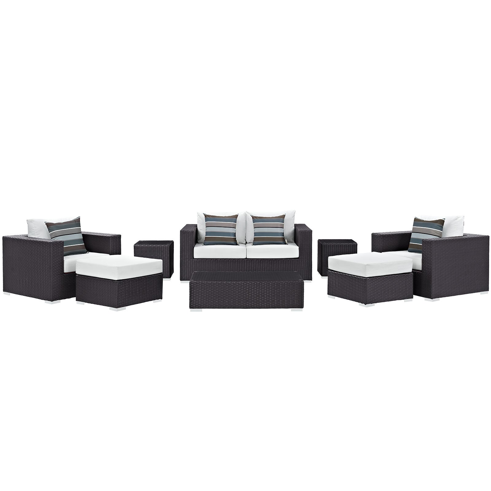 Convene 8 Piece Outdoor Patio Sofa Set By HouseBean