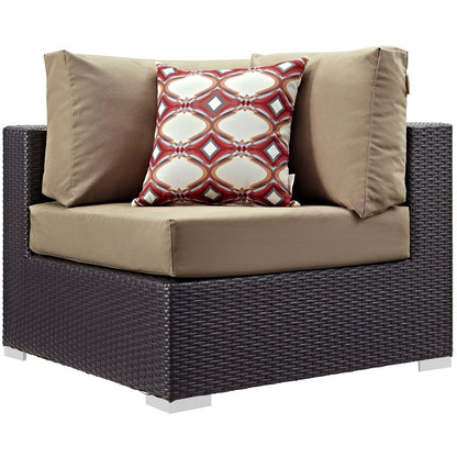 Convene 5 Piece Outdoor Patio Sectional Set by Modway