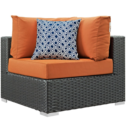 Sojourn 10 Piece Outdoor Patio Sunbrella¬Æ Sectional Set by Modway