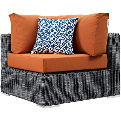 Summon 7 Piece Outdoor Patio Sunbrella¬Æ Sectional Set by Modway