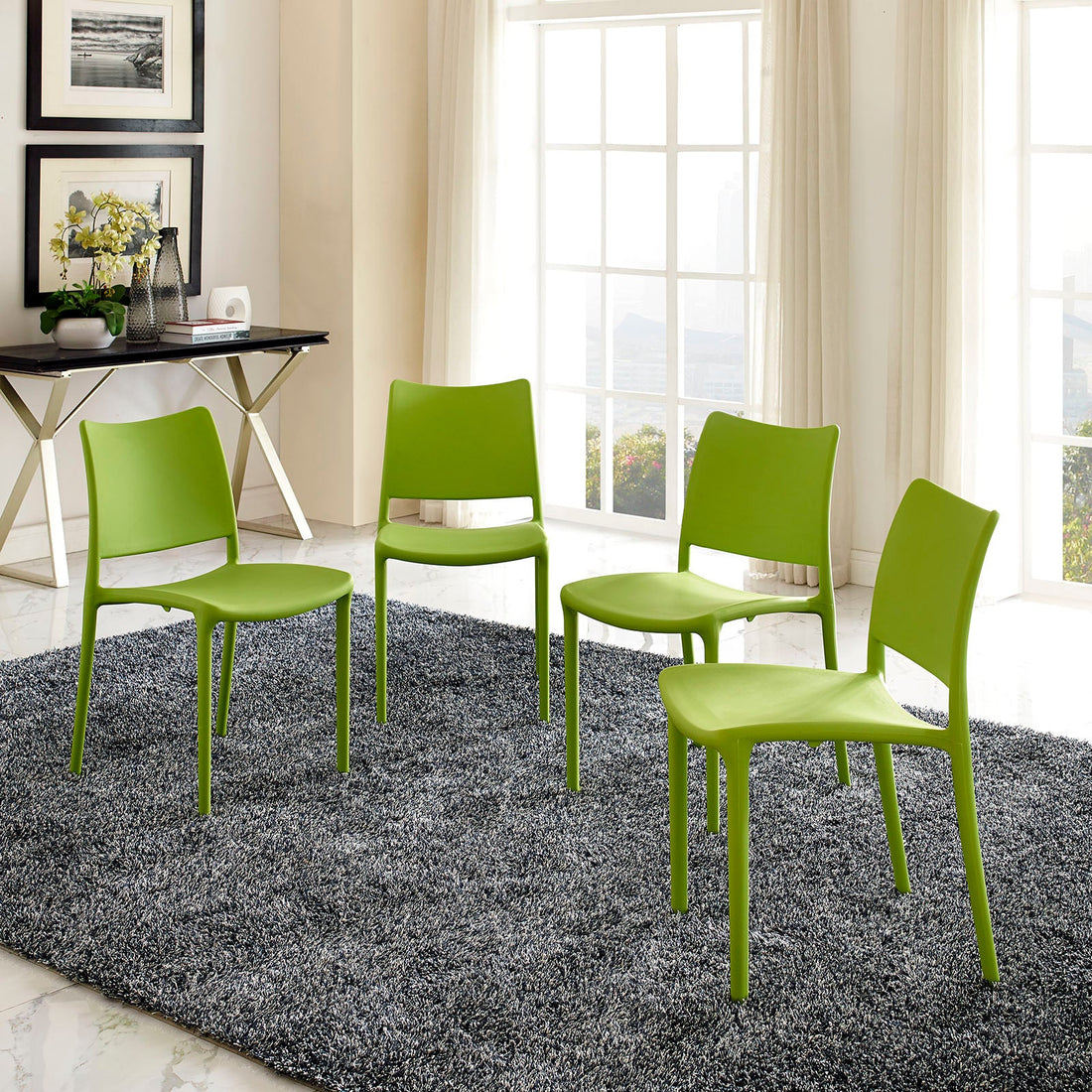 Hipster Dining Side Chair Set of 4 By HouseBean