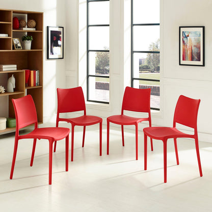 Hipster Dining Side Chair Set of 4 By HouseBean