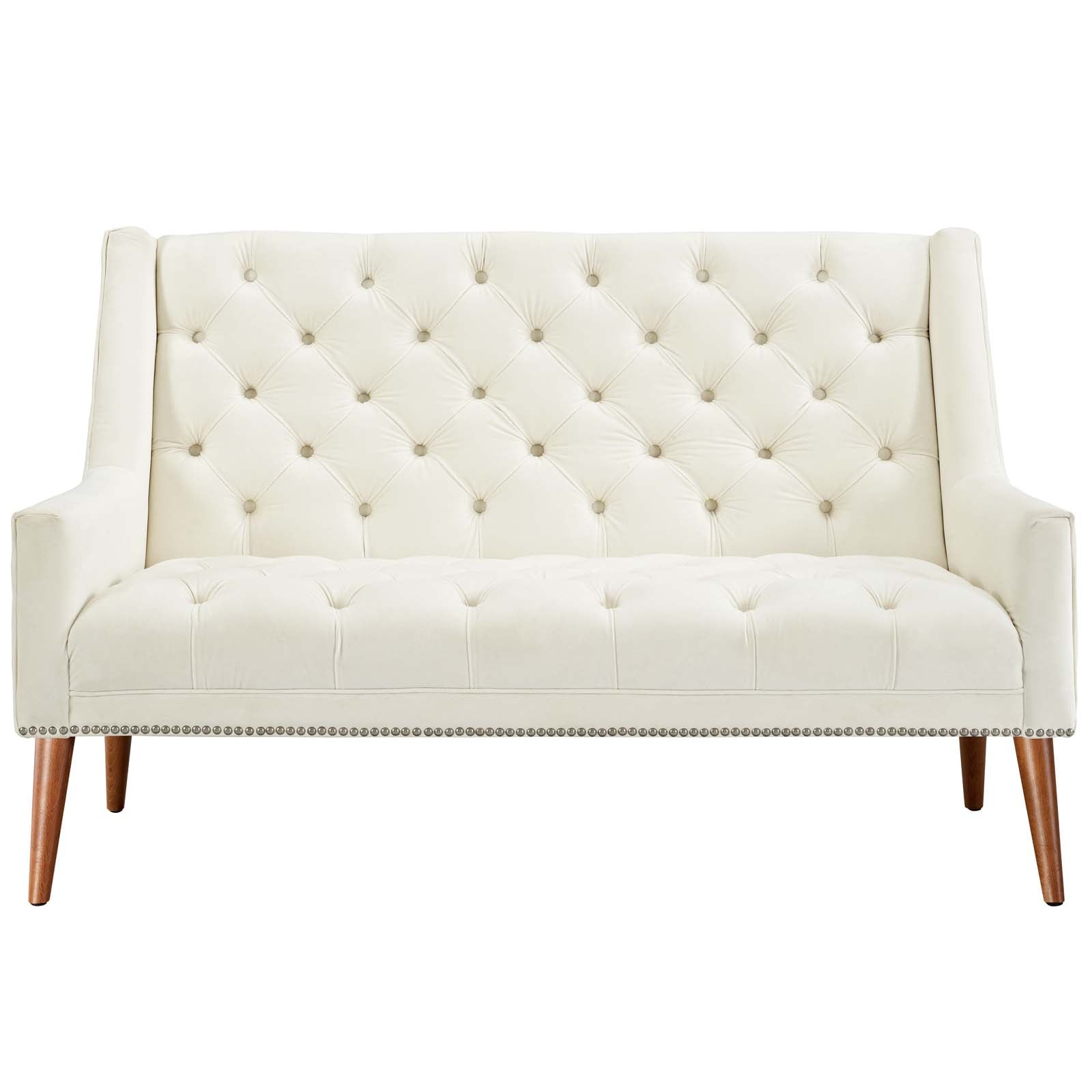 Peruse Performance Velvet Loveseat By HouseBean