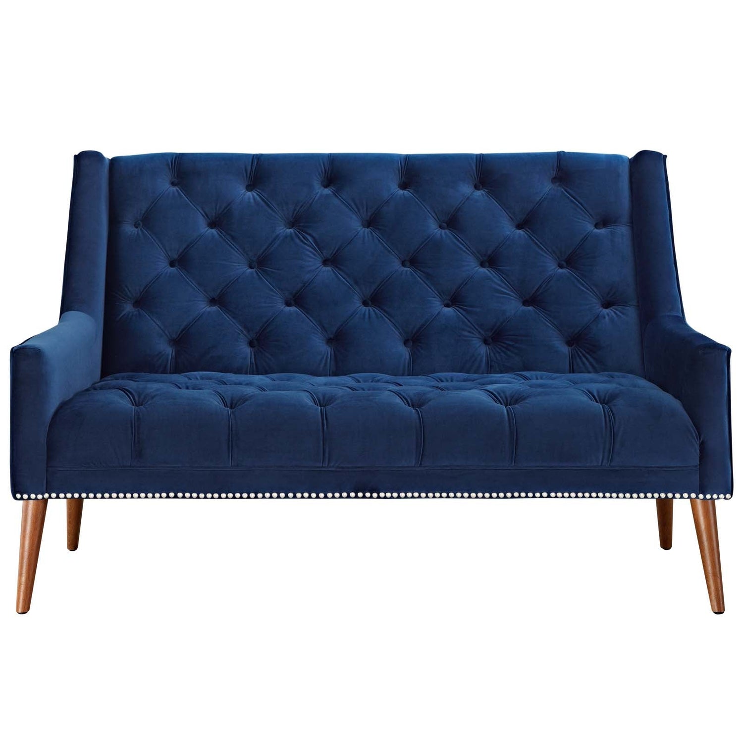 Peruse Performance Velvet Loveseat By HouseBean